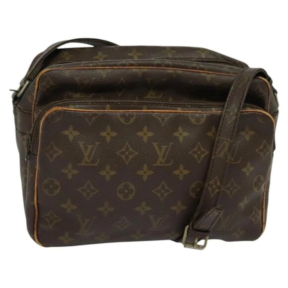LOUIS VUITTON Monogram Nile Shoulder Bag Vintage M45244 LV Auth 130767 - Picture 1 of 16
